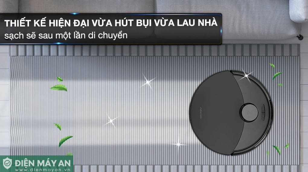 Robot hút bụi lau nhà Roborock Q10PF (Plus) - Đen